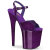 Pleaser FLAMINGO-809GP Sandali Con Plateau Vernice Glitter Viola Scuro EU-37 / US-7