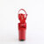 Pleaser FLAMINGO-809GP Sandali Con Plateau Vernice Glitter Rosso EU-37 / US-7