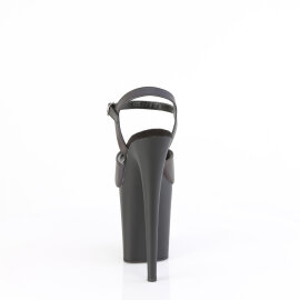 Pleaser FLAMINGO-809REFL Sandali Con Plateau Trasparente Nero EU-35 / US-5