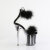Pleaser FLAMINGO-824F Sandali Con Plateau Trasparente Nero EU-35 / US-5