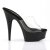Pleaser Mules DELIGHT-601 Trasparente/Nero EU-37 / US-7