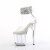 Pleaser FLAMINGO-824RS-02 Sandali Con Plateau Trasparente Strass Trasparente EU-35 / US-5