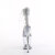 Pleaser FLAMINGO-824RS-02 Sandali Con Plateau Trasparente Strass Trasparente EU-37 / US-7
