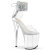 Pleaser FLAMINGO-824RS-02 Sandali Con Plateau Trasparente Strass Trasparente EU-40 / US-10