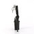 Pleaser FLAMINGO-827RS Sandali Con Plateau Trasparente Strass Nero EU-41 / US-11