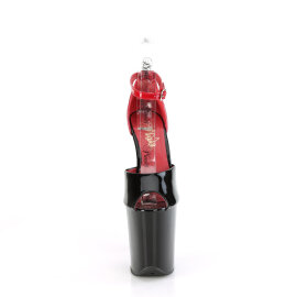 Pleaser FLAMINGO-868 Sandali Con Plateau Rosso Nero EU-35 / US-5
