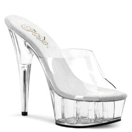 Pleaser Mules DELIGHT-601 Trasparente/Trasparente/EU-37 /...
