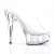 Pleaser Mules DELIGHT-601 Trasparente/Trasparente/EU-37 / US-7