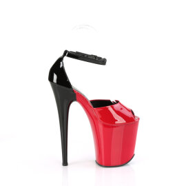 Pleaser FLAMINGO-868 Sandali Con Plateau Rosso EU-35 / US-5