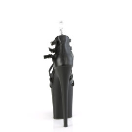 Pleaser FLAMINGO-877 Sandali Con Plateau Trasparente Nero EU-35 / US-5