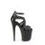 Pleaser FLAMINGO-877 Sandali Con Plateau Trasparente Nero EU-35 / US-5