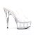 Pleaser Mules DELIGHT-602 Trasparente/Trasparente EU-35 / US-5
