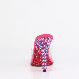 Fabulicious GALA-01DMM Mules Trasparente Strass Rosa EU-38 / US-8
