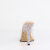 Fabulicious GALA-01DMM Mules Trasparente Strass Oro EU-35 / US-5