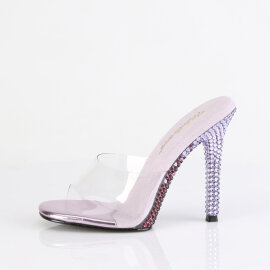 Fabulicious GALA-01DMM Mules Trasparente Strass Viola EU-35 / US-5
