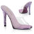 Fabulicious GALA-01DMM Mules Trasparente Strass Viola EU-37 / US-7