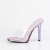Fabulicious GALA-01DMM Mules Trasparente Strass Viola EU-37 / US-7