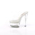 Pleaser GLEAM-601 Mules Con Plateau Trasparente EU-35 / US-5