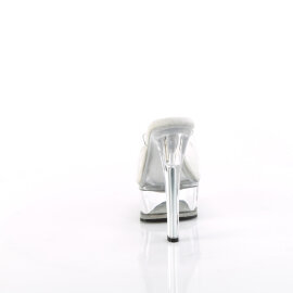 Pleaser GLEAM-601 Mules Con Plateau Trasparente EU-36 / US-6