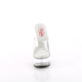 Pleaser GLEAM-601 Mules Con Plateau Trasparente EU-39 / US-9
