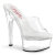Pleaser GLEAM-601 Mules Con Plateau Trasparente EU-40 / US-10