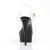 Pleaser Sandali DELIGHT-608 Trasparente/Nero EU-35 / US-5