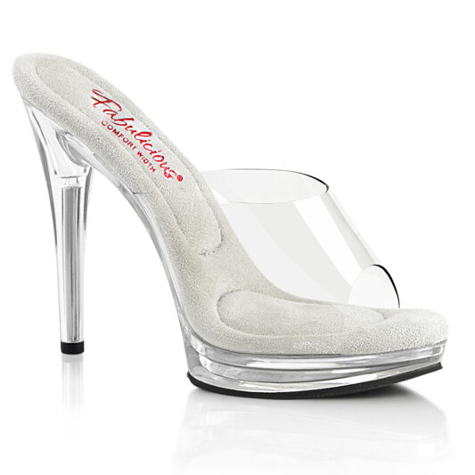 Fabulicious GLORY-501 Mules Trasparente EU-39 / US-9