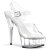 Pleaser Sandali DELIGHT-608 Trasparente/Trasparente EU-35 / US-5