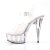 Pleaser Sandali DELIGHT-608 Trasparente/Trasparente EU-35 / US-5