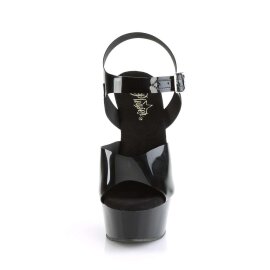 Pleaser Sandali DELIGHT-608N TPU Nero (Effetto...