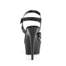 Pleaser Sandali DELIGHT-608N TPU Nero (Effetto Gelatina)/Nero EU-37 / US-7