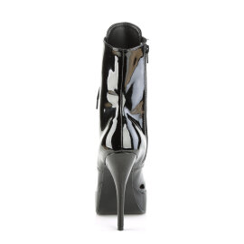 Devious INDULGE-1020 Stivaletti Con Plateau Vernice Nero EU-39 / US-9