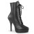 Devious INDULGE-1020 Stivaletti Con Plateau Similpelle Nero EU-41 / US-11