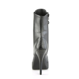 Devious INDULGE-1020 Stivaletti Con Plateau Similpelle Nero EU-44 / US-14