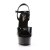 Pleaser Sandali DELIGHT-609 Vernice Nero/Nero EU-35 / US-5