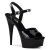 Pleaser Sandali DELIGHT-609 Vernice Nero/Nero EU-36 / US-6