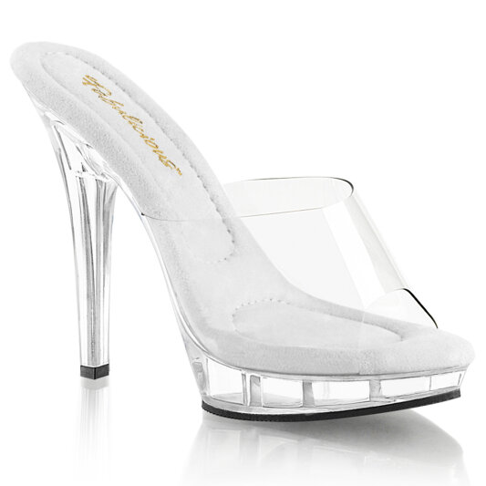 Fabulicious LIP-101 Mules Trasparente EU-39 / US-9