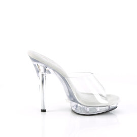 Fabulicious LIP-101 Mules Trasparente EU-41 / US-11