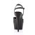 Pleaser Sandali DELIGHT-609 Similpelle Nero/Nero Opaco EU-35 / US-5
