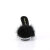 Fabulicious LIP-101-8 Mules Trasparente Nero EU-44 / US-14