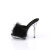 Fabulicious LIP-101-8 Mules Trasparente Nero EU-44 / US-14