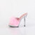 Fabulicious LIP-101-8 Mules Trasparente Rosa EU-35 / US-5