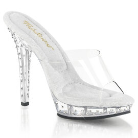 Fabulicious LIP-101SDT Mules Trasparente EU-38 / US-8