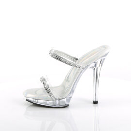 Fabulicious LIP-102-2 Mules Trasparente EU-41 / US-11