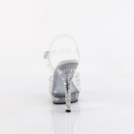Fabulicious LIP-108RS Sandali Trasparente Strass Trasparente EU-40 / US-10