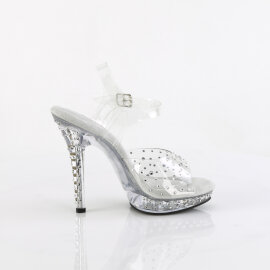 Fabulicious LIP-108RS Sandali Trasparente Strass Trasparente EU-40 / US-10