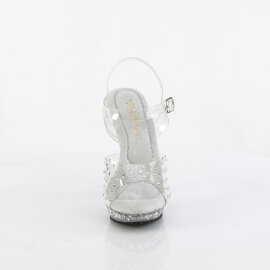 Fabulicious LIP-108RS Sandali Trasparente Strass...