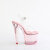 Pleaser LOVESICK-708T Sandali Con Plateau Fumo Rosa EU-35 / US-5