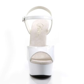 Pleaser Sandali DELIGHT-609 Vernice Bianco/Bianco EU-35 / US-5