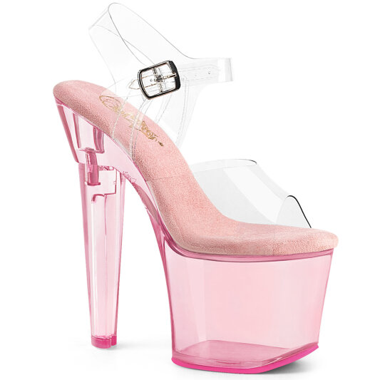 Pleaser LOVESICK-708T Sandali Con Plateau Fumo Rosa EU-37 / US-7